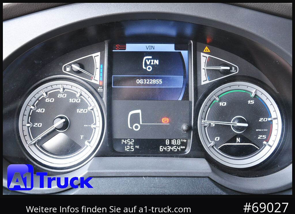 DAF XF 480 FAN Intarder LBW 2t. Lenkachse Steering - Camión portacontenedore/ Intercambiable: foto 4 DAF XF 480 FAN Intarder LBW 2t. Lenkachse Steering - Camión portacontenedore/ Intercambiable: foto 4