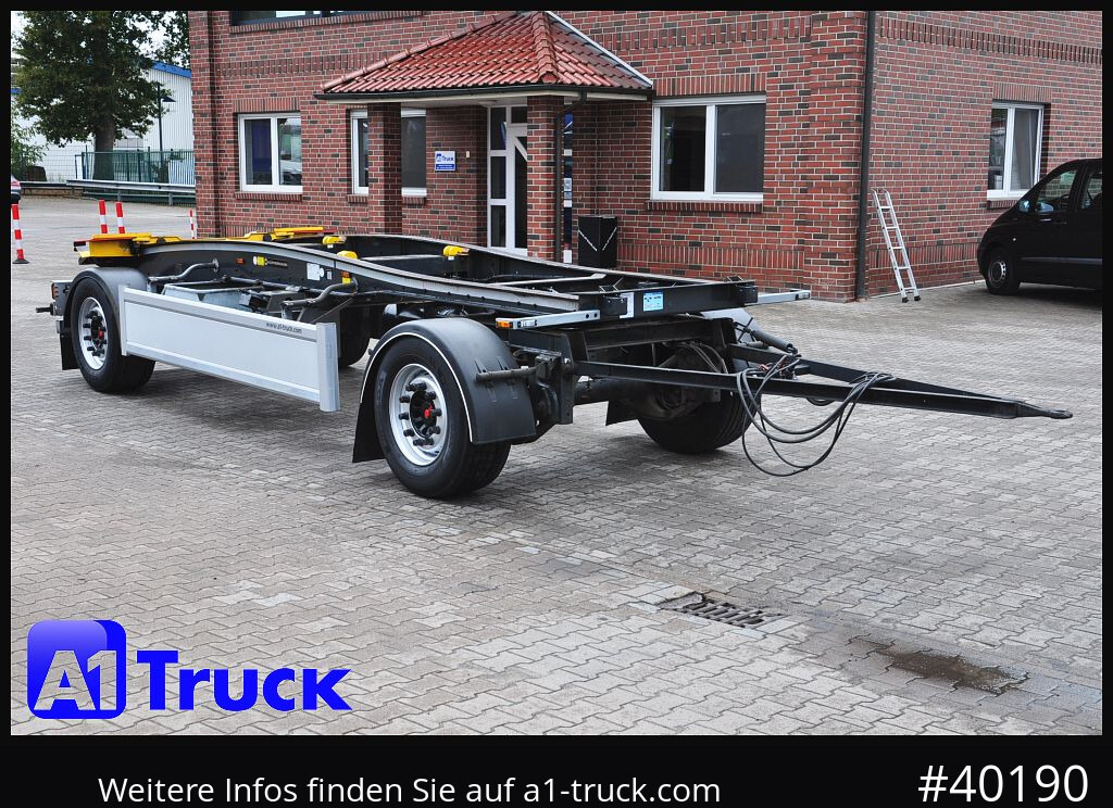 HUEFFERMANN HSA 1864, Schlitten, SAF, TÜV 12/2025 - Remolque multilift/ Portacontenedores de cadenas: foto 1 HUEFFERMANN HSA 1864, Schlitten, SAF, TÜV 12/2025 - Remolque multilift/ Portacontenedores de cadenas: foto 1
