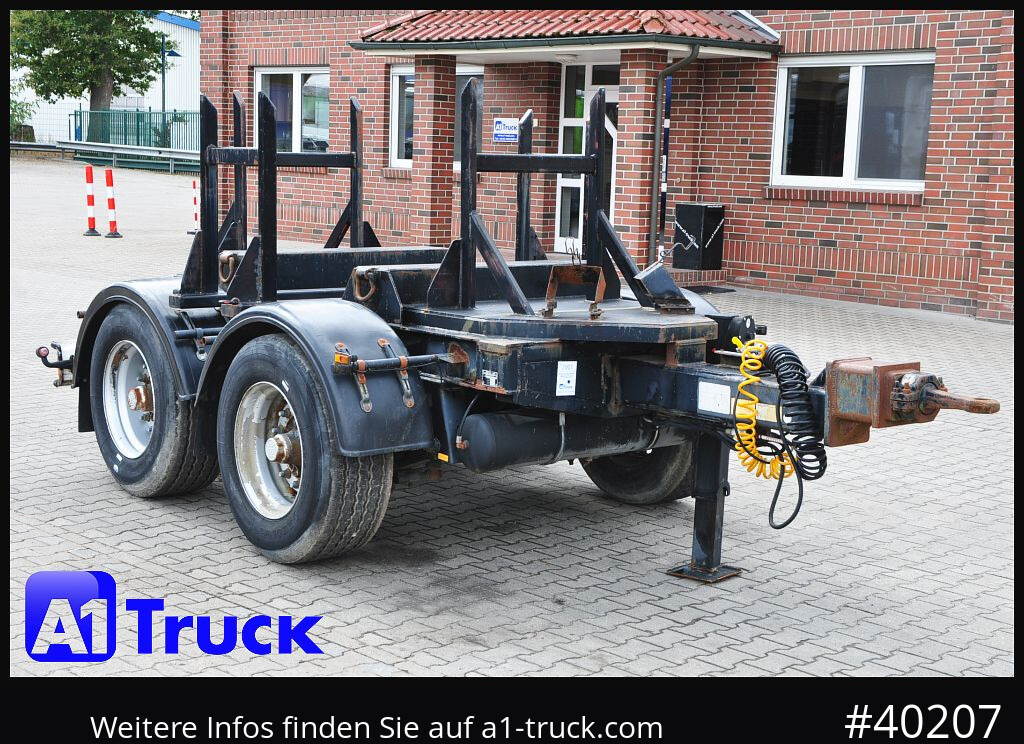 HUEFFERMANN HTA1800, Ballast, BPW Achsen, Luft - Remolque plataforma/ Caja abierta: foto 1 HUEFFERMANN HTA1800, Ballast, BPW Achsen, Luft - Remolque plataforma/ Caja abierta: foto 1
