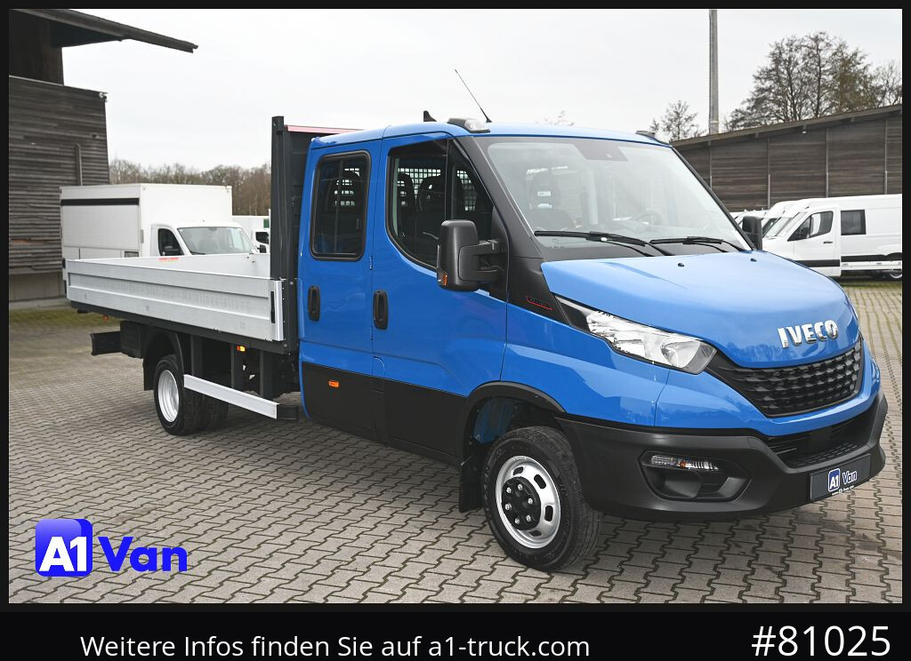 IVECO Daily 50C18 Doka Pritsche, AHK, Klima, 4,5m Ladefläche - Furgoneta caja abierta, Furgoneta combi: foto 1 IVECO Daily 50C18 Doka Pritsche, AHK, Klima, 4,5m Ladefläche - Furgoneta caja abierta, Furgoneta combi: foto 1