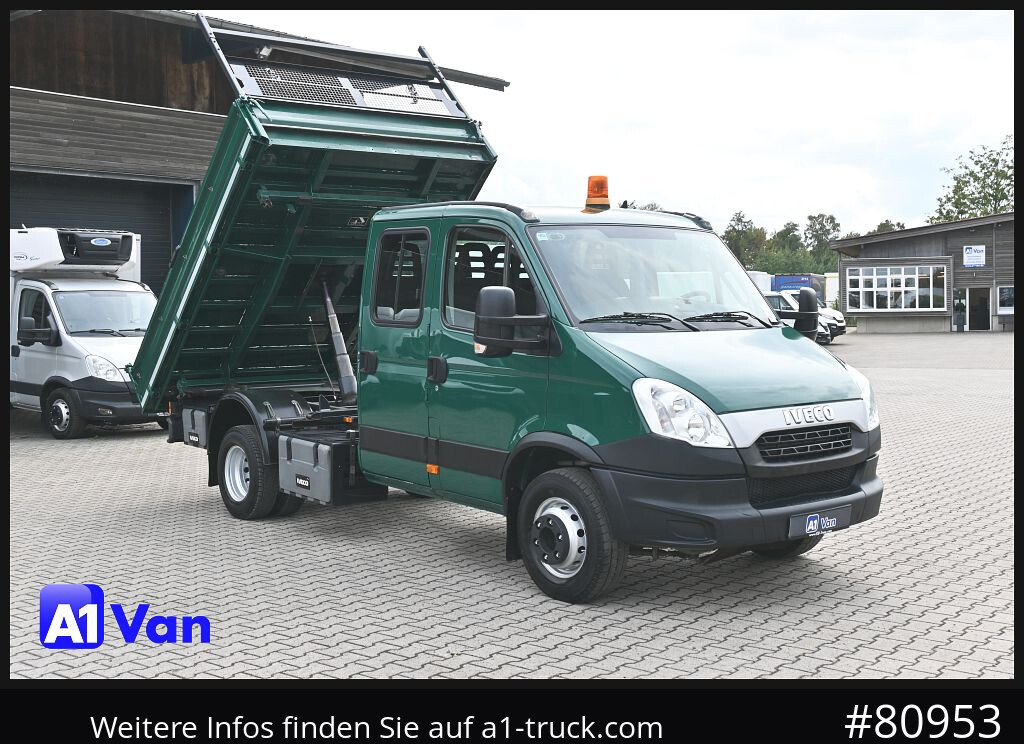 IVECO Daily 70C21 Kipper Doka, Meiller, 7-Sitzer, 3,0 Liter - Furgoneta basculante, Furgoneta combi: foto 1 IVECO Daily 70C21 Kipper Doka, Meiller, 7-Sitzer, 3,0 Liter - Furgoneta basculante, Furgoneta combi: foto 1