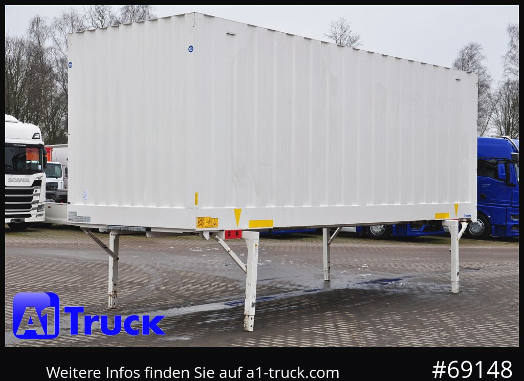Caja cerrada KRONE BDF 7,45 Koffer 2670mm innen, Portaltür 4 x vorhanden: foto 14