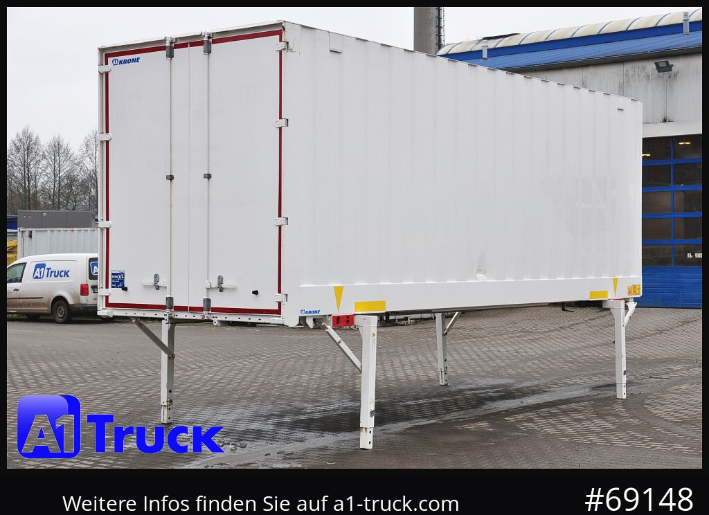 Caja cerrada KRONE BDF 7,45 Koffer 2670mm innen, Portaltür 4 x vorhanden: foto 11