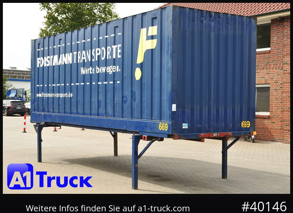 KRONE BDF 7,82 Container, 2700mm Innenhöhe, Portaltür - Contenedor marítimo: foto 1 KRONE BDF 7,82 Container, 2700mm Innenhöhe, Portaltür - Contenedor marítimo: foto 1
