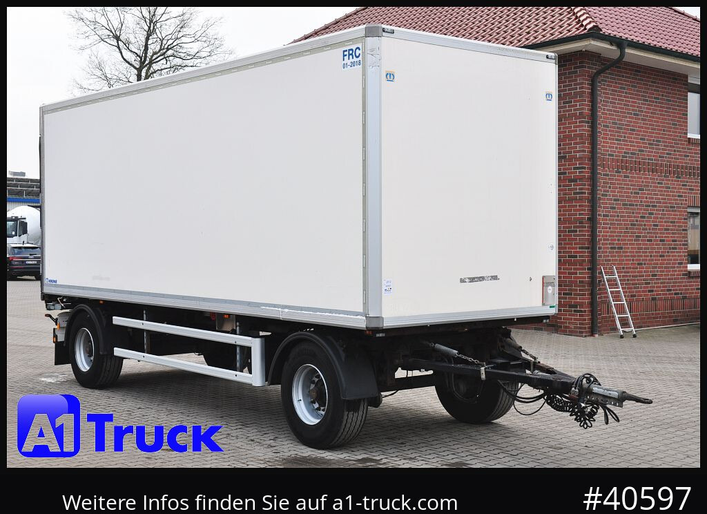KRONE Koffer ISO, stakr isoliert ehemaliger Kühlkoffer, Aluboden - Remolque caja cerrada: foto 1 KRONE Koffer ISO, stakr isoliert ehemaliger Kühlkoffer, Aluboden - Remolque caja cerrada: foto 1