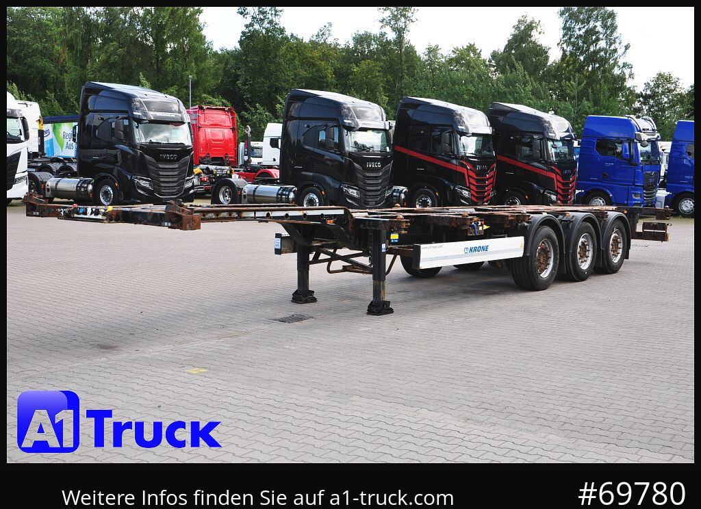 Semirremolque portacontenedore/ Intercambiable KRONE SDC, Containerchassis,  2x20/30/40: foto 12