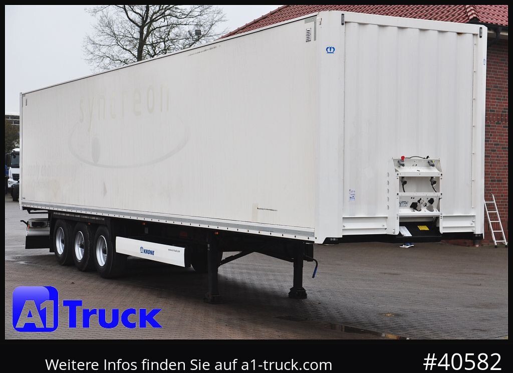 KRONE SDK 27, Koffer, 1 Vorbesitzer, Plywood, - Semirremolque caja cerrada: foto 1 KRONE SDK 27, Koffer, 1 Vorbesitzer, Plywood, - Semirremolque caja cerrada: foto 1