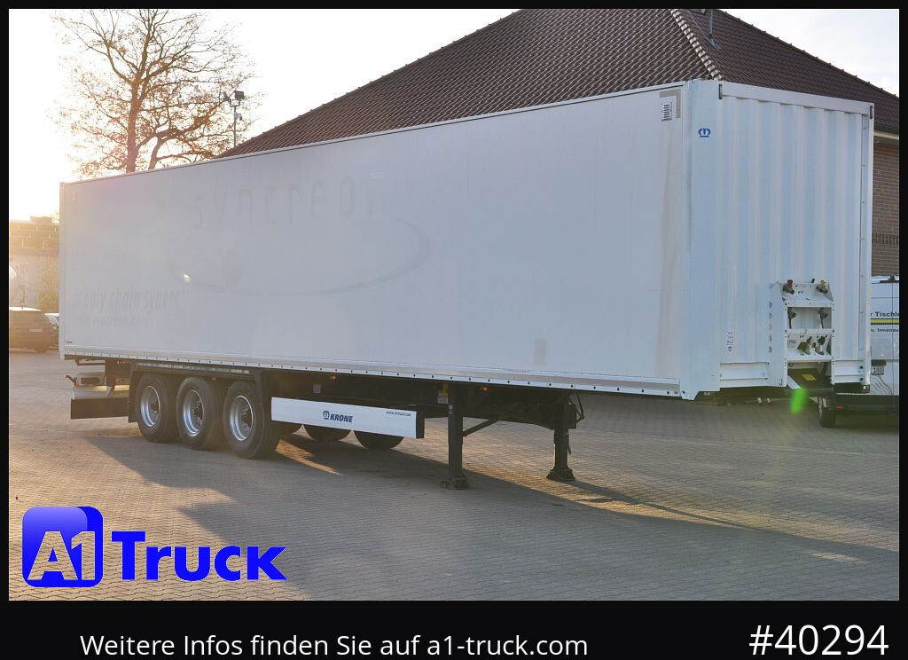 KRONE SDK 27, Koffer, 1 Vorbesitzer, Plywood, - Semirremolque caja cerrada: foto 1 KRONE SDK 27, Koffer, 1 Vorbesitzer, Plywood, - Semirremolque caja cerrada: foto 1
