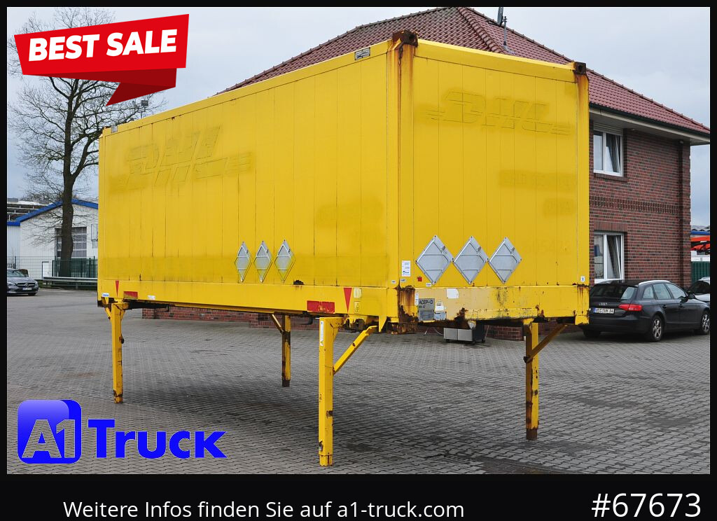KRONE WB 7,45 Koffer, BDF Wechselbrücke 2550mm - Caja cerrada: foto 1 KRONE WB 7,45 Koffer, BDF Wechselbrücke 2550mm - Caja cerrada: foto 1