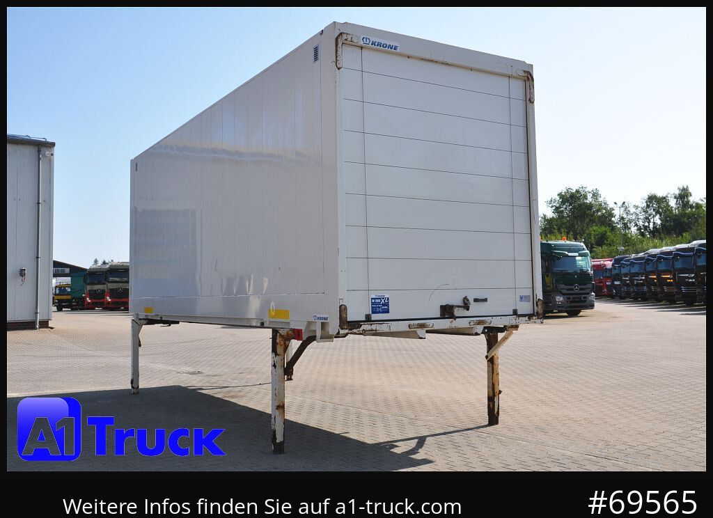 Caja cerrada KRONE Wechselbrücke BDF 7,45 Koffer, Textil 2750mm innen, 20 x vorhanden: foto 12 Caja cerrada KRONE Wechselbrücke BDF 7,45 Koffer, Textil 2750mm innen, 20 x vorhanden: foto 12