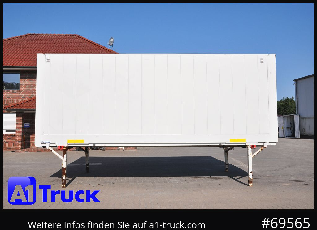 Caja cerrada KRONE Wechselbrücke BDF 7,45 Koffer, Textil 2750mm innen, 20 x vorhanden: foto 9 Caja cerrada KRONE Wechselbrücke BDF 7,45 Koffer, Textil 2750mm innen, 20 x vorhanden: foto 9