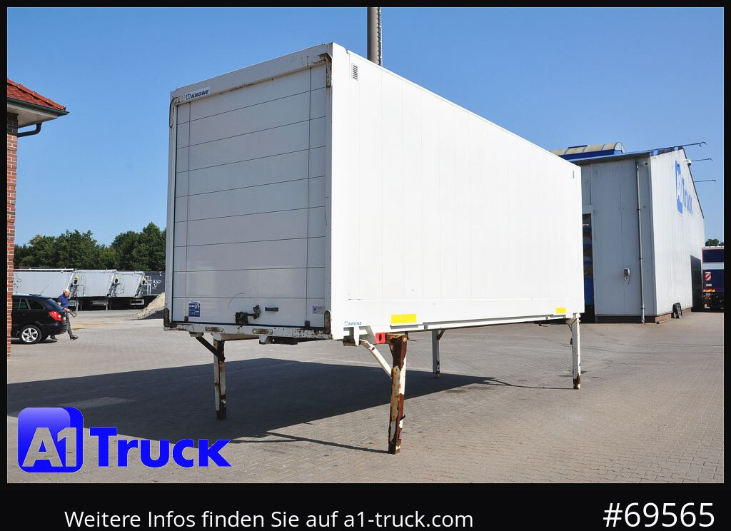 Caja cerrada KRONE Wechselbrücke BDF 7,45 Koffer, Textil 2750mm innen, 20 x vorhanden: foto 10 Caja cerrada KRONE Wechselbrücke BDF 7,45 Koffer, Textil 2750mm innen, 20 x vorhanden: foto 10