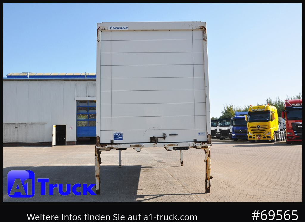 Caja cerrada KRONE Wechselbrücke BDF 7,45 Koffer, Textil 2750mm innen, 20 x vorhanden: foto 11 Caja cerrada KRONE Wechselbrücke BDF 7,45 Koffer, Textil 2750mm innen, 20 x vorhanden: foto 11