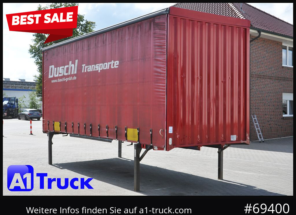 KRONE Wechselbrücke Jumbo BDF 7,82 - Toldo carrocería: foto 1 KRONE Wechselbrücke Jumbo BDF 7,82 - Toldo carrocería: foto 1