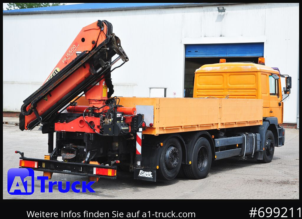Arrendamiento de MAN MAN F 2000 26.464 Intarder Kran PK 15.500 Funk, MAN MAN F 2000 26.464 Intarder Kran PK 15.500 Funk,: foto 8