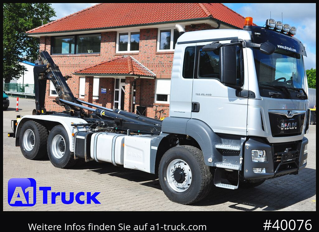 MAN TGS 26.460 BL 6X6H, Meiller, Funk - Camión multibasculante: foto 1 MAN TGS 26.460 BL 6X6H, Meiller, Funk - Camión multibasculante: foto 1