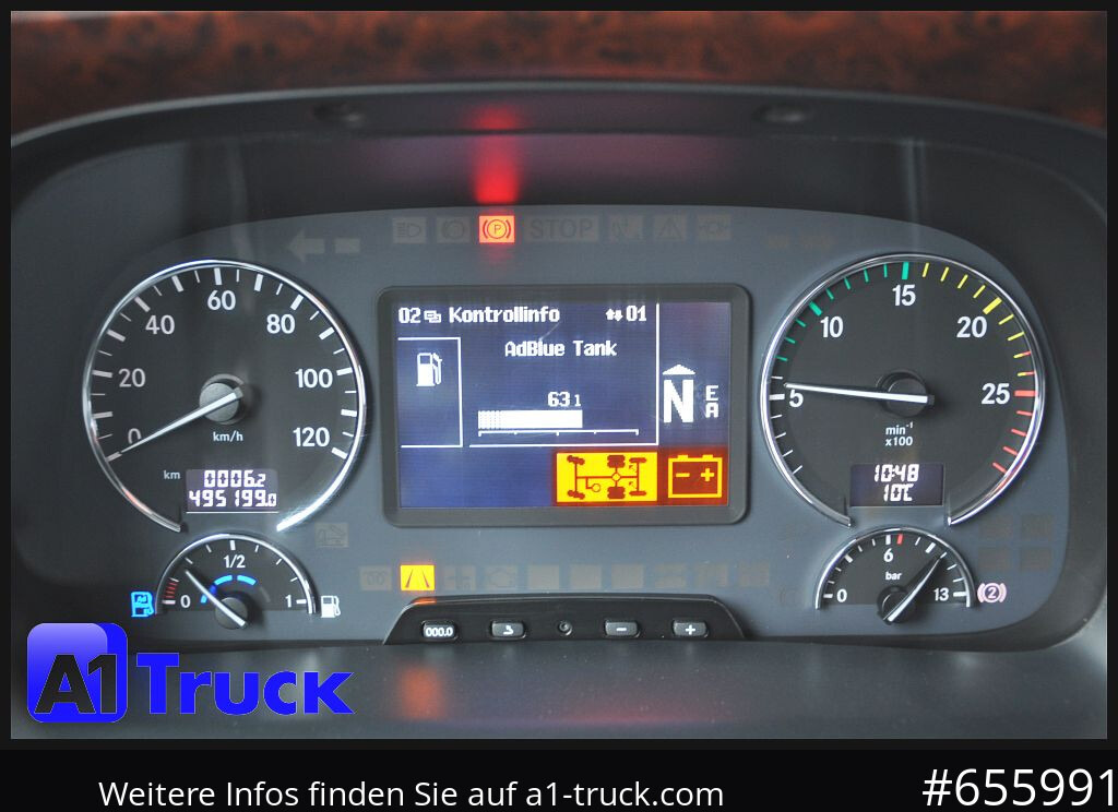 Camión caja abierta, Camión grúa MERCEDES-BENZ Actros 2546 MP 3, HIAB Kran, Lift-Lenkachse,: foto 6