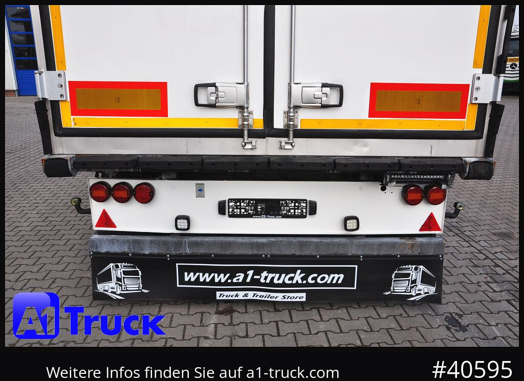 SCHMITZ Achwege & Tönjes, Rohrbahn, Fleisch, Schmitz Aufbau - Remolque frigorífico: foto 3 SCHMITZ Achwege & Tönjes, Rohrbahn, Fleisch, Schmitz Aufbau - Remolque frigorífico: foto 3