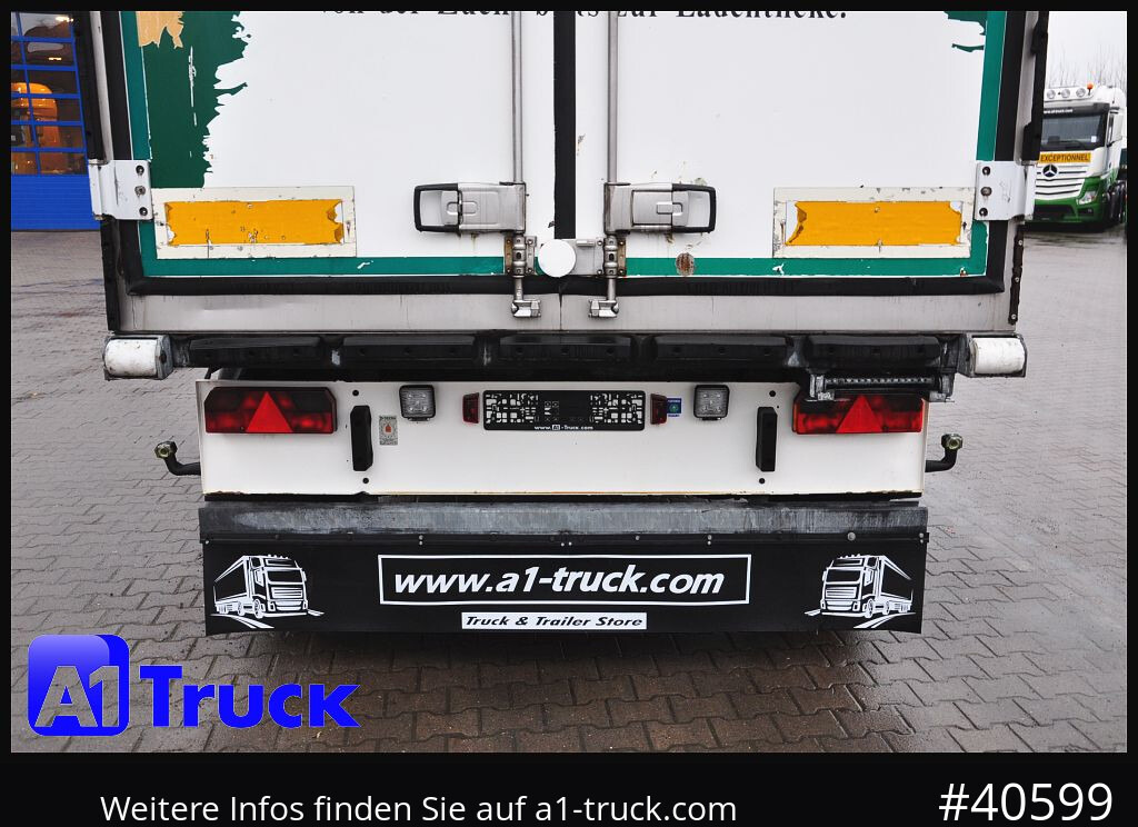 SCHMITZ Achwege & Tönjes, Rohrbahn, Fleisch, Schmitz Aufbau - Remolque frigorífico: foto 4 SCHMITZ Achwege & Tönjes, Rohrbahn, Fleisch, Schmitz Aufbau - Remolque frigorífico: foto 4
