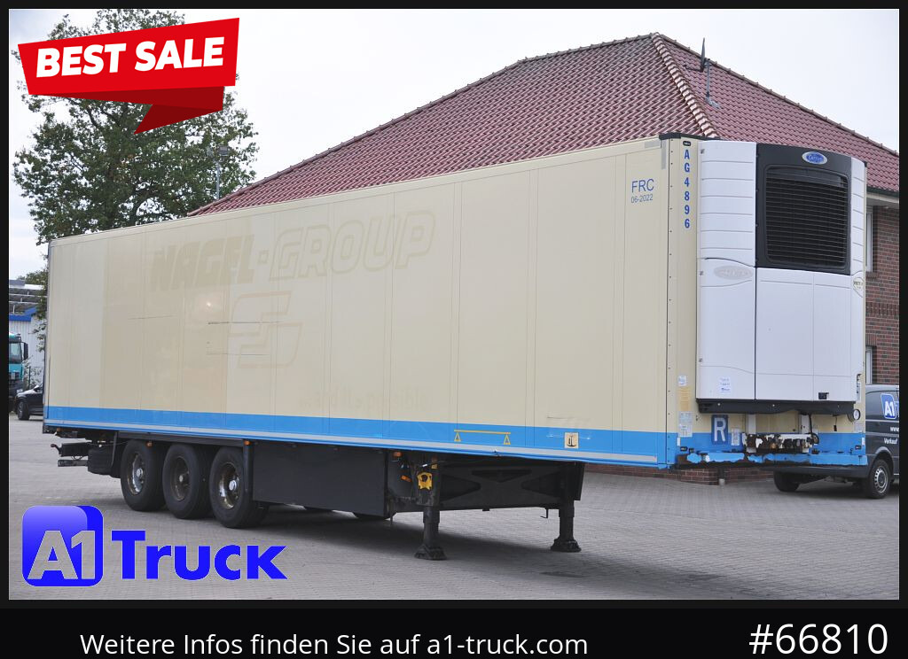 SCHMITZ Kühlkoffer, FP 60, Carrier Vector 1950 - Semirremolque frigorífico: foto 1 SCHMITZ Kühlkoffer, FP 60, Carrier Vector 1950 - Semirremolque frigorífico: foto 1