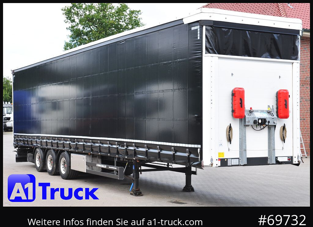 SCHWARZMUELLER Mega Lenkachse Alu, Lift, Code XL 5920 Kg, - Semirremolque lona: foto 1 SCHWARZMUELLER Mega Lenkachse Alu, Lift, Code XL 5920 Kg, - Semirremolque lona: foto 1