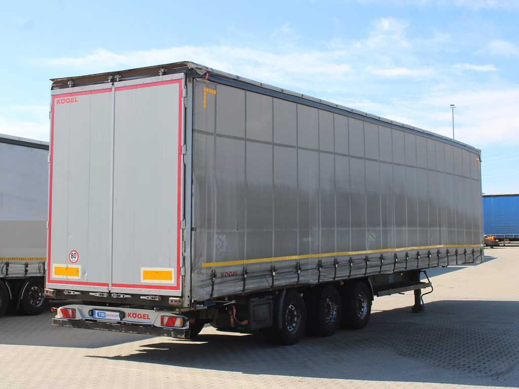 Kögel SN 24 MEGA, SAF, LOWDECK, LIFT AXLE, LIFTING ROOF, MULTILOCK - Semirremolque lona: foto 4 Kögel SN 24 MEGA, SAF, LOWDECK, LIFT AXLE, LIFTING ROOF, MULTILOCK - Semirremolque lona: foto 4