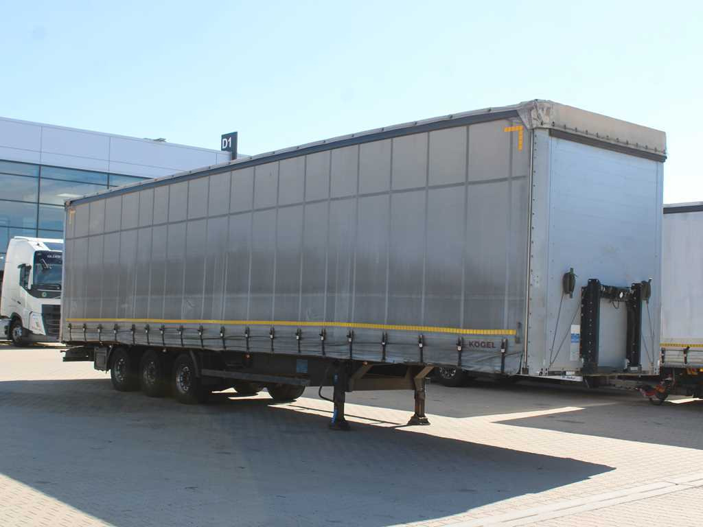 Kögel SN 24 MEGA, SAF, LOWDECK, LIFT AXLE, LIFTING ROOF, MULTILOCK - Semirremolque lona: foto 3 Kögel SN 24 MEGA, SAF, LOWDECK, LIFT AXLE, LIFTING ROOF, MULTILOCK - Semirremolque lona: foto 3