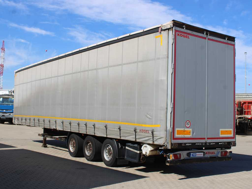 Kögel SN 24 MEGA, SAF, LOWDECK, LIFT AXLE, LIFTING ROOF, MULTILOCK - Semirremolque lona: foto 5 Kögel SN 24 MEGA, SAF, LOWDECK, LIFT AXLE, LIFTING ROOF, MULTILOCK - Semirremolque lona: foto 5