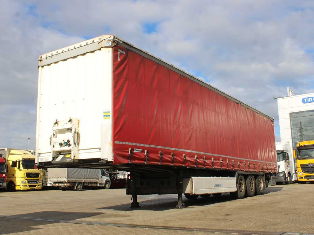 Krone SD, LIFT AXLE, SAF, MULTILOCK - Semirremolque lona: foto 1 Krone SD, LIFT AXLE, SAF, MULTILOCK - Semirremolque lona: foto 1