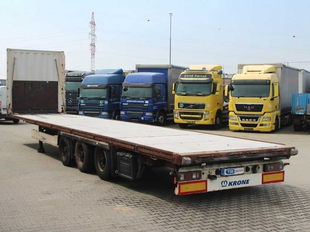 Krone SD, LIFTING AXLE, MULTILOCK, LOWDECK - Semirremolque plataforma/ Caja abierta: foto 5 Krone SD, LIFTING AXLE, MULTILOCK, LOWDECK - Semirremolque plataforma/ Caja abierta: foto 5