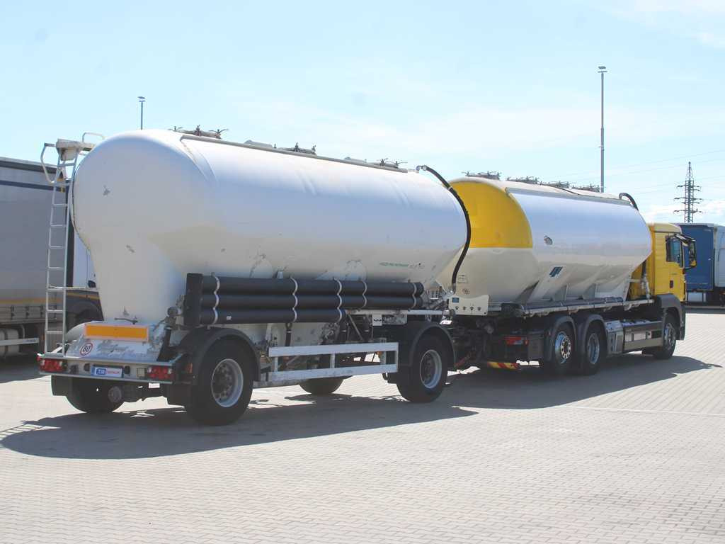 MAN TGA 26.440, 6x2, EURO 5, FELDBINDER 30m3, LIFTING AXLE, SILO + SPITZER (2006) - Camión cisterna: foto 4 MAN TGA 26.440, 6x2, EURO 5, FELDBINDER 30m3, LIFTING AXLE, SILO + SPITZER (2006) - Camión cisterna: foto 4