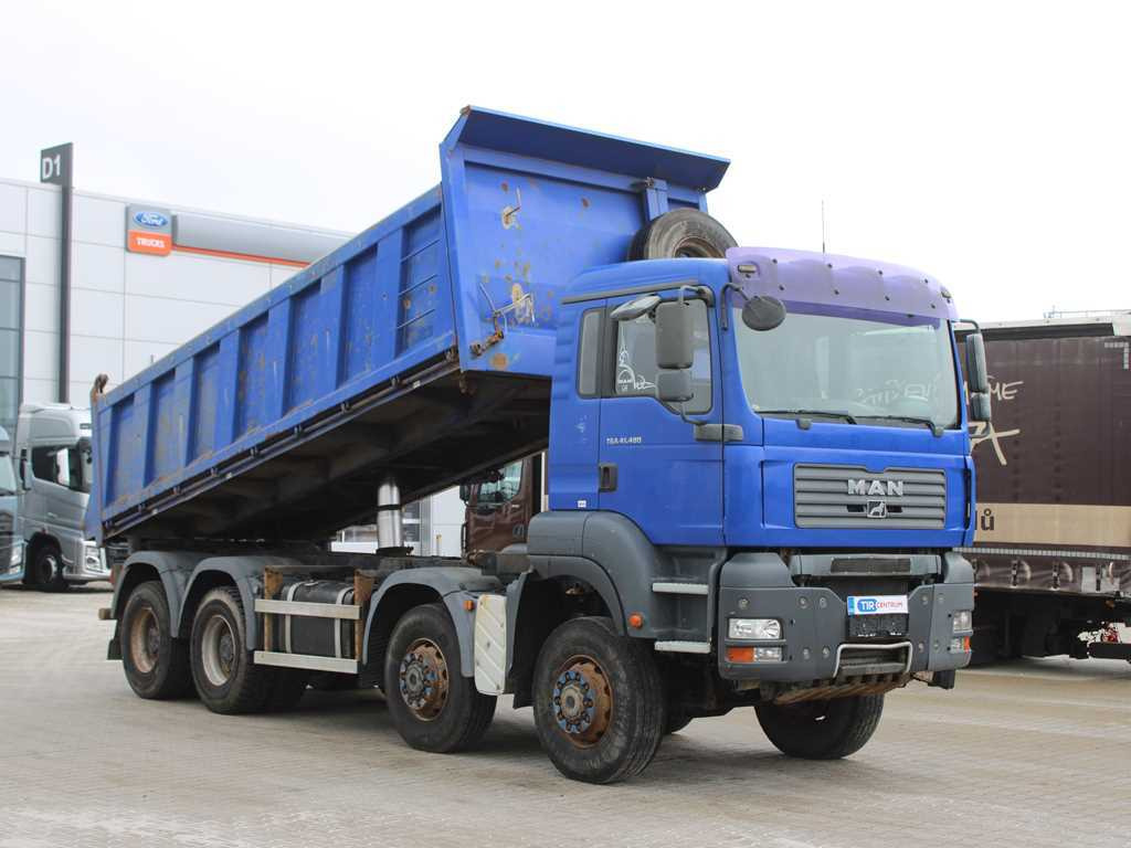 MAN TGA 41.480, 8X6, THREE SIDED, EURO 3, RETARDER, 17m³ - Camión volquete: foto 3 MAN TGA 41.480, 8X6, THREE SIDED, EURO 3, RETARDER, 17m³ - Camión volquete: foto 3