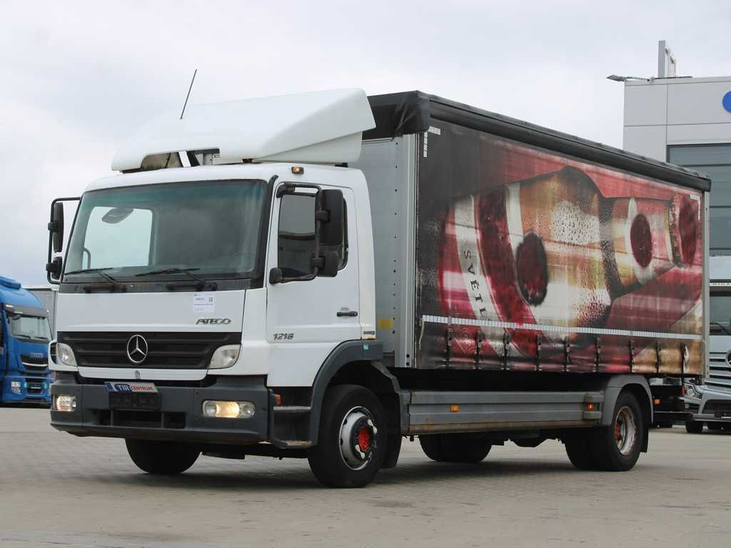 Camión lona Mercedes-Benz ATEGO 1218, EURO 4: foto 1