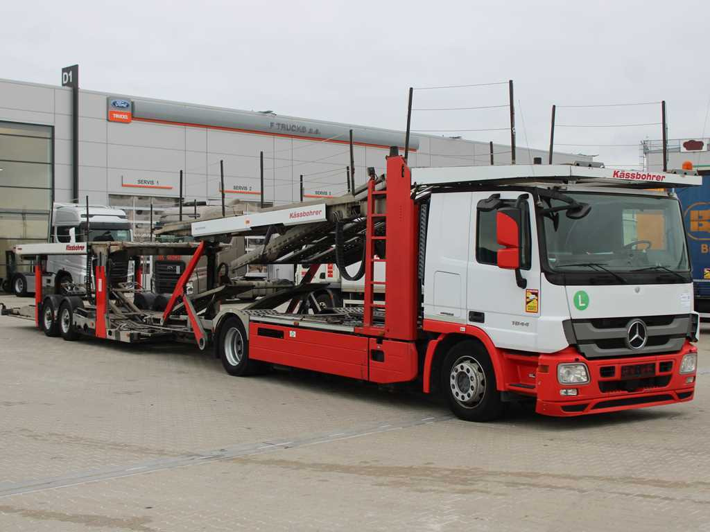 Mercedes-Benz Actros 1844, EURO 5EEV, RETARDER + KÄSSBOHRER METAGO (2006) - Camión portavehículos: foto 3 Mercedes-Benz Actros 1844, EURO 5EEV, RETARDER + KÄSSBOHRER METAGO (2006) - Camión portavehículos: foto 3