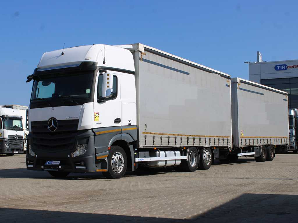 Mercedes-Benz Actros 2542, EURO 6, 6X2, AIR SUSPENSION + PANAV TV018M - Camión lona: foto 1 Mercedes-Benz Actros 2542, EURO 6, 6X2, AIR SUSPENSION + PANAV TV018M - Camión lona: foto 1