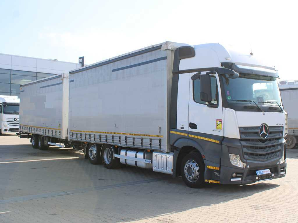 Mercedes-Benz Actros 2542, EURO 6, 6X2, AIR SUSPENSION + PANAV TV018M - Camión lona: foto 3 Mercedes-Benz Actros 2542, EURO 6, 6X2, AIR SUSPENSION + PANAV TV018M - Camión lona: foto 3