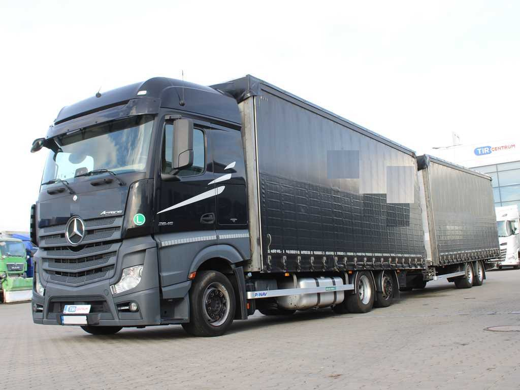Mercedes-Benz Actros 2545, 6X2, EURO 6, AIR SUSPENSION + PANAV - Camión lona: foto 1 Mercedes-Benz Actros 2545, 6X2, EURO 6, AIR SUSPENSION + PANAV - Camión lona: foto 1