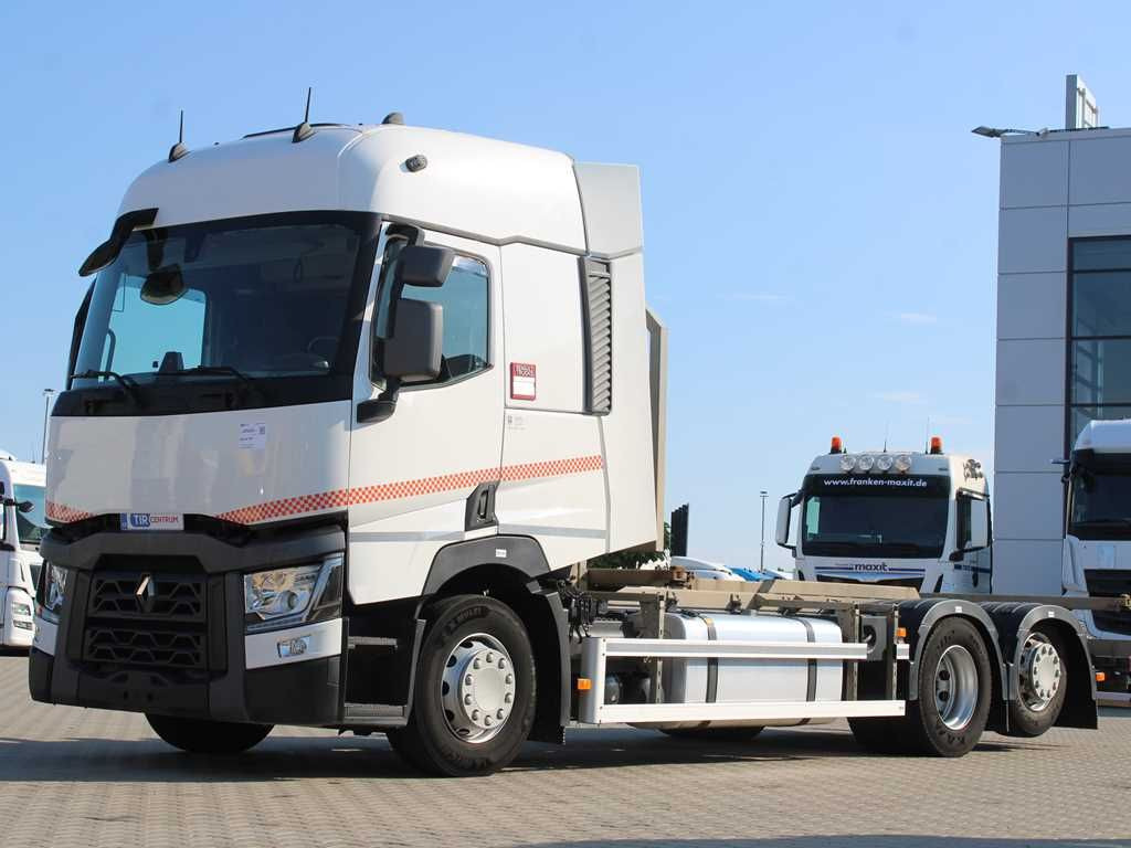 Renault T460, EURO 6, BDF, LIFTING AXLE, AIR SUSPENSIONS - Camión portacontenedore/ Intercambiable: foto 1 Renault T460, EURO 6, BDF, LIFTING AXLE, AIR SUSPENSIONS - Camión portacontenedore/ Intercambiable: foto 1