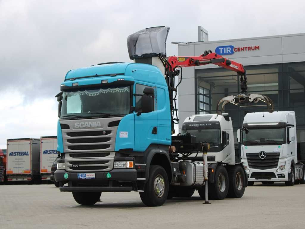 Scania R490, 6X4, EURO 6, PALFINGER EPSILON M13Z91 - Camión grúa: foto 1 Scania R490, 6X4, EURO 6, PALFINGER EPSILON M13Z91 - Camión grúa: foto 1
