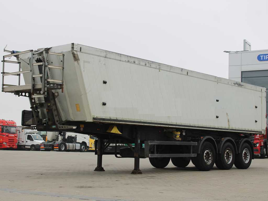Schmitz SKI 24 SL 10.5, AXLES 9t, 49m³, LIFTING AXLE, ALUMINUM BODY - Semirremolque volquete: foto 1 Schmitz SKI 24 SL 10.5, AXLES 9t, 49m³, LIFTING AXLE, ALUMINUM BODY - Semirremolque volquete: foto 1
