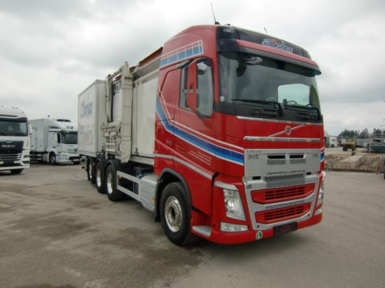 Volvo FH 500 8X4*4 Euro 6, Retarder, Tierkörpertransport Voll Luft - Camión: foto 1 Volvo FH 500 8X4*4 Euro 6, Retarder, Tierkörpertransport Voll Luft - Camión: foto 1
