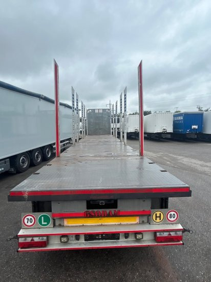 Gsodam Steckrungen, Lenkachse, Liftachse - Semirremolque plataforma/ Caja abierta: foto 5 Gsodam Steckrungen, Lenkachse, Liftachse - Semirremolque plataforma/ Caja abierta: foto 5