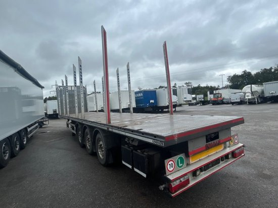 Gsodam Steckrungen, Lenkachse, Liftachse - Semirremolque plataforma/ Caja abierta: foto 4 Gsodam Steckrungen, Lenkachse, Liftachse - Semirremolque plataforma/ Caja abierta: foto 4