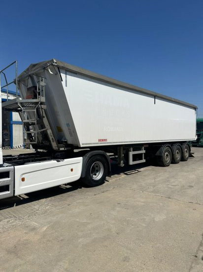 Kempf SKM 39 Alu-Kastenmulde 55m³ Rollplane - Semirremolque volquete: foto 1 Kempf SKM 39 Alu-Kastenmulde 55m³ Rollplane - Semirremolque volquete: foto 1