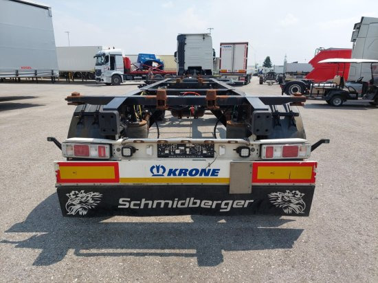Krone AZ 18, Standard-Lafette Krone-Achsen, - Remolque portacontenedore/ Intercambiable: foto 3 Krone AZ 18, Standard-Lafette Krone-Achsen, - Remolque portacontenedore/ Intercambiable: foto 3
