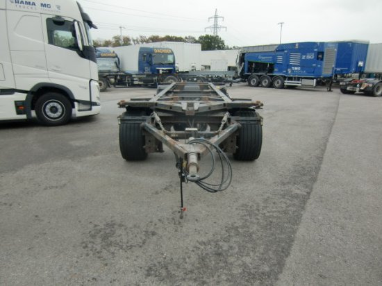 Krone Maxi Lafette BPW Achsen 3 Stück - Remolque portacontenedore/ Intercambiable: foto 2 Krone Maxi Lafette BPW Achsen 3 Stück - Remolque portacontenedore/ Intercambiable: foto 2