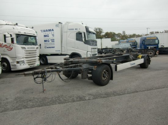 Krone Maxi Lafette BPW Achsen 3 Stück - Remolque portacontenedore/ Intercambiable: foto 1 Krone Maxi Lafette BPW Achsen 3 Stück - Remolque portacontenedore/ Intercambiable: foto 1