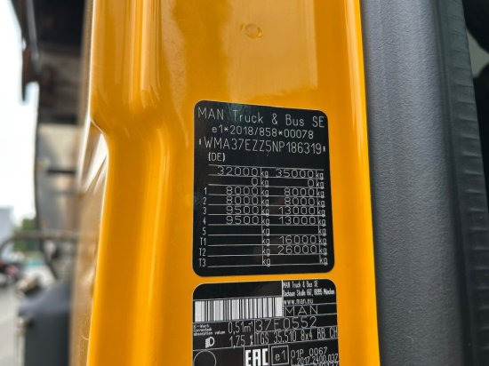 MAN TGS 35.510 8x4 Carnehl Muldenkipper, Thermomulde, Hardox - Camión volquete: foto 5 MAN TGS 35.510 8x4 Carnehl Muldenkipper, Thermomulde, Hardox - Camión volquete: foto 5