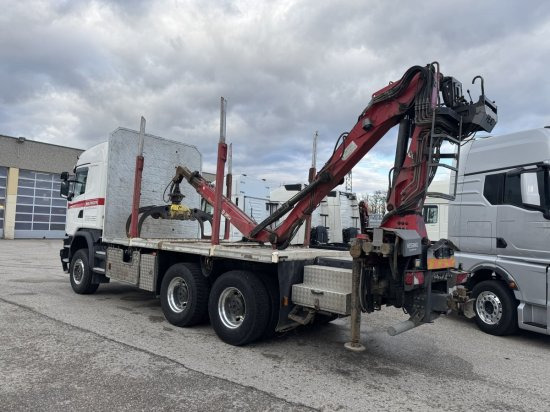 Scania G490 6X6 Blatt-Blatt Penz Kran 12.Z8.70 - Camión forestal, Camión grúa: foto 4 Scania G490 6X6 Blatt-Blatt Penz Kran 12.Z8.70 - Camión forestal, Camión grúa: foto 4