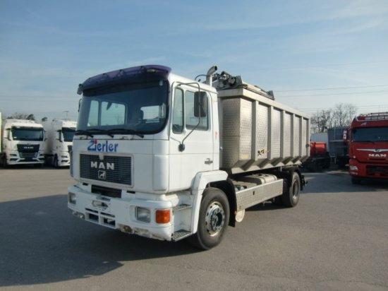 MAN 19.342 Tierkörperverwertung Sonderaufbau, Blattgefedert - Vehículo municipal, Camión: foto 1 MAN 19.342 Tierkörperverwertung Sonderaufbau, Blattgefedert - Vehículo municipal, Camión: foto 1